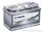 Μπαταρία AGM LA80 Επαγγελματική Διπλή Χρήση 12V 80Ah - Varta