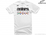 Μπλουζάκι Nations Tee (λευκό) - Alpinestars