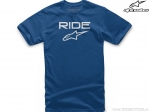 Μπλούζα casual Ride 2.0 Tee (μπλε/λευκό) - Alpinestars