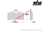 Μπροστινές τακάκια φρένων - SBS 877HF (κεραμικά) - (SBS)