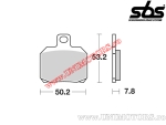 Μπροστινή πλάκα φρένων - SBS 730HF (κεραμικά) - (SBS)