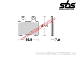 Μπροστινή πλάκα φρένων - SBS 773HF (κεραμικά) - (SBS)