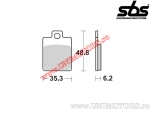 Μπροστινή τακάκια φρένου - SBS 202MS (μεταλλικά / σιντερισμένα) - (SBS)