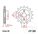 Μπροστινό πινιόν JTF288.18 (βήμα 530) - Honda CB 500 K / CB 550 F / CB 550 K / CB 750 F / CB 750 K - JM