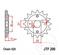 Μπροστινό πινιόν JTF290.15 (βήμα 525) - Honda XBR 500 με χυτό τροχό ('85-'87) - JM