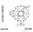 Μπροστινό πινιόν JTF518.15 ΔΑΚΤΥΛΙΔΙΑ (βήμα 630) - Suzuki GS 1000 L / E-H Gussrad / S Sport / GSX 1