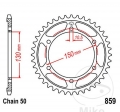 Πίνακας οπίσθιου γραναζιού JTR859.39 (βήμα 530) - Yamaha FZS 600 N Fazer / 600 SH Fazer / 600 SN Faz