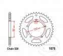 Πίνακας πίσω JTR1075.36 (βήμα 520) - Honda CB 400 N Euro ('83-'86) / Kymco Venox 250 ('02-'06) / Venox 250 i ('07