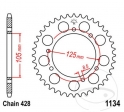 Πίνακας πίσω JTR1134.50 (βήμα 428) - Derbi Mulhacen 125 Τροχός ακτίνας / Senda 125 Cross City - R - 