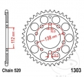 Πίνακας πίσω JTR1303.43 (βήμα 520) - Honda XL 1000 VA Varadero ABS / Yamaha YZF-R1 1000 / YZF-R1 1000 ABS / YZF-R