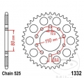 Πίνακας πίσω JTR1332.36 (βήμα 525) - Honda CBR 400 R / CMX 450 C Rebel / GB 500 Clubman / VT 600 C Shadow - C Sha