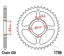 Πίνακας πίσω JTR1796.51 (βήμα 428) - Suzuki RV 125 Van Van ('03-'17) - JM