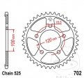 Πίνακας πίσω JTR702.42 (βήμα 525) - Aprilia Caponord 1200 ABS - Rally ABS - Travel Pack ABS / Dorsoduro 1200 - AB