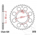 Πίνακας πίσω JTR819.37 (βήμα 520) - Suzuki GSX 250 EU - E - EG - U / RG 250 C - FC Gamma - JM