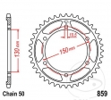 Πίνακας πίσω JTR859.40 (βήμα 530) - Yamaha FZR 750 R OW01 / 750 RT Genesis / FZS 600 H Fazer / FZS 600 N Fazer - 