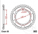 Πίνακας πίσω JTR865.46 (βήμα 530) - Yamaha FZ 750 - Genesis / FZR 600 H - M - N Genesis / FZX 750 Fazer - JM