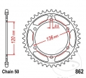 Πίσω γρανάζι JTR862.45 (βήμα 530) - Yamaha RD 500 LC YPVS ('85-'86) / XJ 600 H ('91-'98) / XJ 600 N ('91-'98) - J