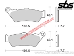 Πίσω τακάκια φρένου - SBS 674HF (κεραμικά) - (SBS)