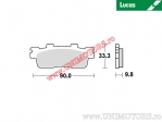 Πίσω τακάκια φρένων - MCB830 οργανικά - Lucas TRW