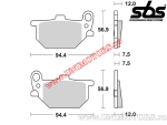 Πίσω τακάκια φρένων - SBS 528HF (κεραμικά) - (SBS)