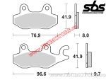 Πίσω τακάκια φρένων - SBS 633LS (μεταλλικά / σιντερισμένα) - (SBS)