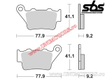 Πίσω τακάκια φρένων - SBS 675HF (κεραμικά) - (SBS)