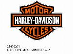 ΣΕΤ, ΘΗΚΗ PT, ΔΙΑΦΟΡΑ ΕΞΑΡΤΗΜΑΤΑ, SE8-462 - 25400200 - Harley-Davidson