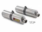 Τελικός καπάκι - σετ - Akrapovic (Slip-on Line - τιτάνιο) KTM 950 Adventure / 950 Adventure S ('03-'05) -