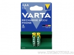 Батерия AAA презареждаема ACCU Phone 1.2V 800mAh блистер комплект 2бр - Varta