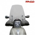 Голям прозрачен преден стъклен протектор - Piaggio Beverly RST ie ('10-'15) 4T LC 125cc / Be