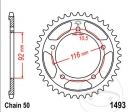 Задна пиньон JTR1493.41 (стъпка 530) - Kawasaki ZZR 1400 B / D / F ABS - Performance - Special / H ABS / J - JM