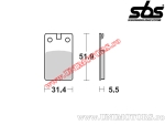 Задни накладки за спирачка - SBS 132HF (керамични) - (SBS)