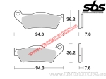 Задни накладки за спирачка - SBS 151MS (метални / синтеровани) - (SBS)