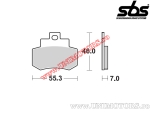 Задни спирачни накладки - SBS 172CT (карбонова технология) - (SBS)