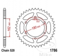 Зъбчатка задна JTR1786.46 (стъпка 520) - Suzuki PE 250 ('80-'82) / PE 400 ('80-'81) - JM