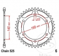 Зъбчатка задна JTR6.42 (стъпка 525) - BMW F 650 800 GS ('08-'09) - GS ABS ('08) / F 800 800 GS ('08) - GS ABS