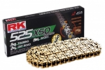 Лант RK златен X-Ring GB525 XSO / 120 - Benelli BN 600 / BN 600 GT / BN 600 i / BMW F 800 800 R / Honda VT 600 C Shado