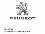 Лява каренажна част в син цвят Бахия - 061607BH - Peugeot