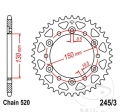 Пинион заден JTR245/3.45 (стъпка 520) - Kawasaki Ninja 300 A EX / Ninja 300 A EX Anniversary / YZF-R3 320 A ABS