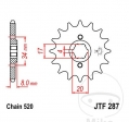 Преден пиньон JTF287.15 (стъпка 520) - Honda XL 250 R ('84-'89) / Honda XL 350 R ('85-'88) - JM