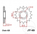 Преден пиньон JTF409.15 (стъпка 428) - BMW HP4 1000 / M 1000 RR / S 1000 R / S 1000 XR / S 1000 XR TE - JM