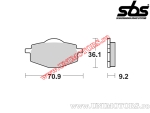 Предни накладки за спирачки - SBS 107CT (карбонова технология) - (SBS)