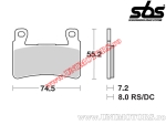 Предни спирачни накладки - SBS 734RS (метални / синтеровани) - (SBS)