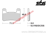 Предни спирачни накладки - SBS 806DC (двойно въглеродни) - (SBS)