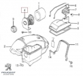 Скоба за въздушен филтър - Honda NH Lead / Peugeot SC Metropolis 2T AC 50-80cc - Peugeot