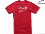 Тениска за деца Ride 2.0 Tee (червено/бяло) - Alpinestars