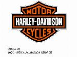 1970-1978 XL/XLH/XLCH SERVICE - 99484-78 - Harley-Davidson