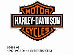 1997-1998 DYNA GLIDE SERVICE M - 99481-98 - Harley-Davidson