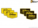 6 Pack Sticker Package (3 black+3 yellow) - (black / yellow) - Hallman