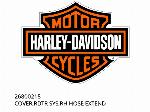 ABDECKUNG, KÜHLSYSTEM, RECHTER SCHLAUCHVERLÄNGERUNG - 26800215 - Harley-Davidson